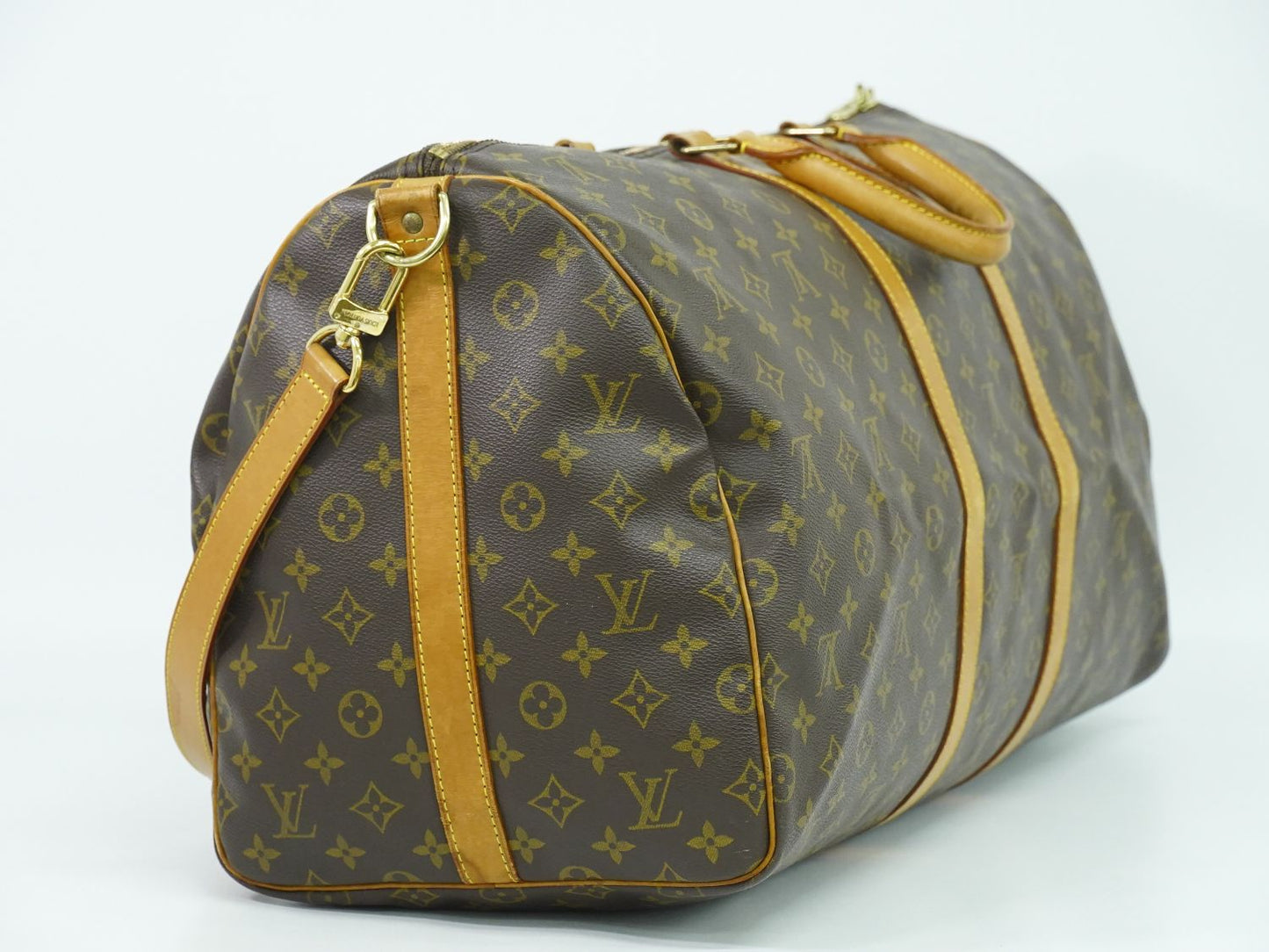 LOUIS VUITTON キーポルバンドリエール 55 モノグラム 2WAY ボストンバッグ M41414