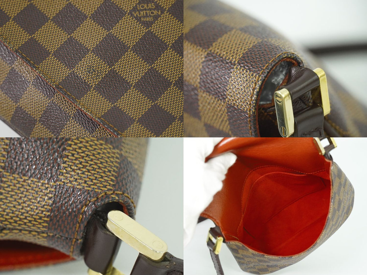 LOUIS VUITTON ミュゼット サルサ ロング ダミエ エベヌ ショルダーバッグ N51300