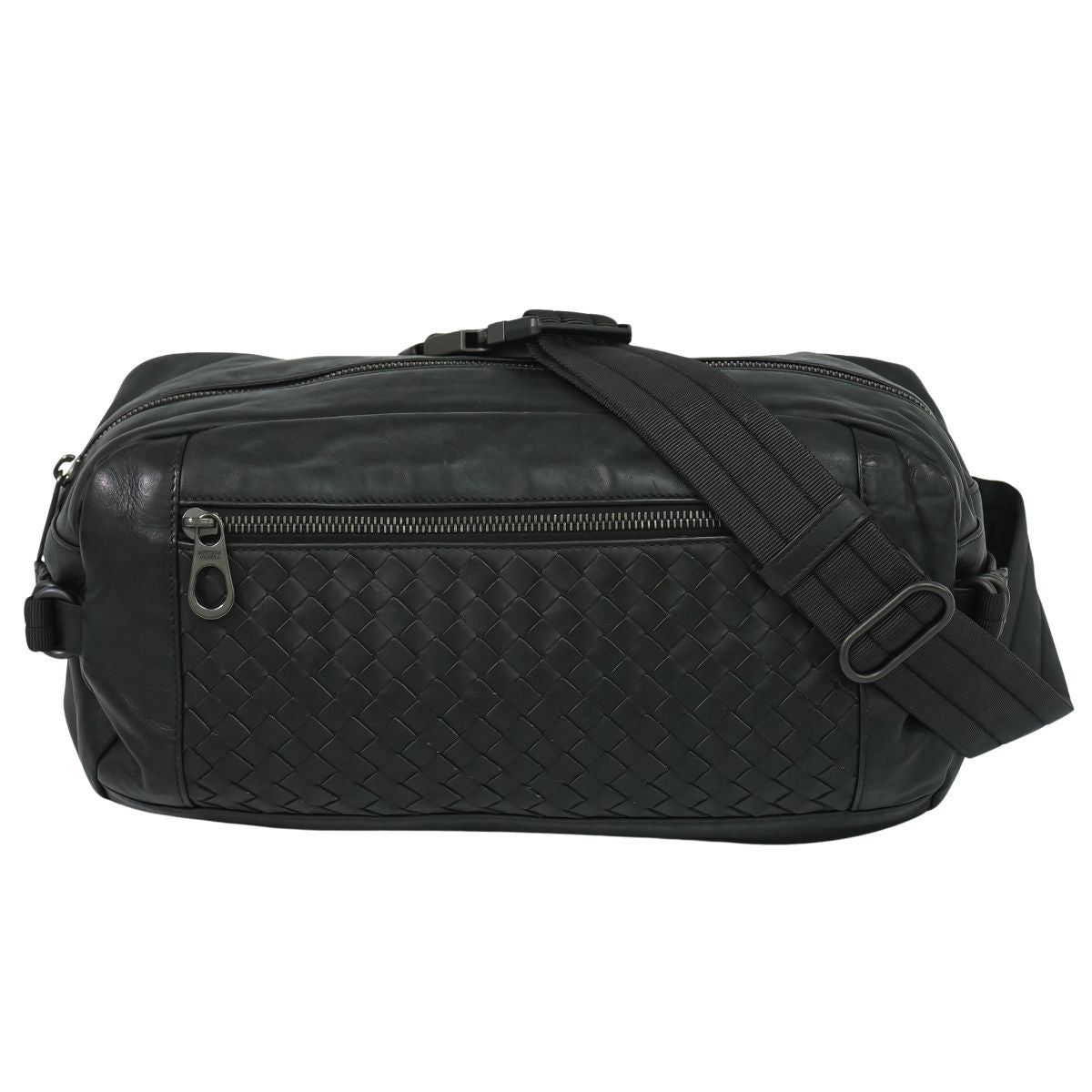 BOTTEGA VENETA イントレチャート ボディバッグ ブラック