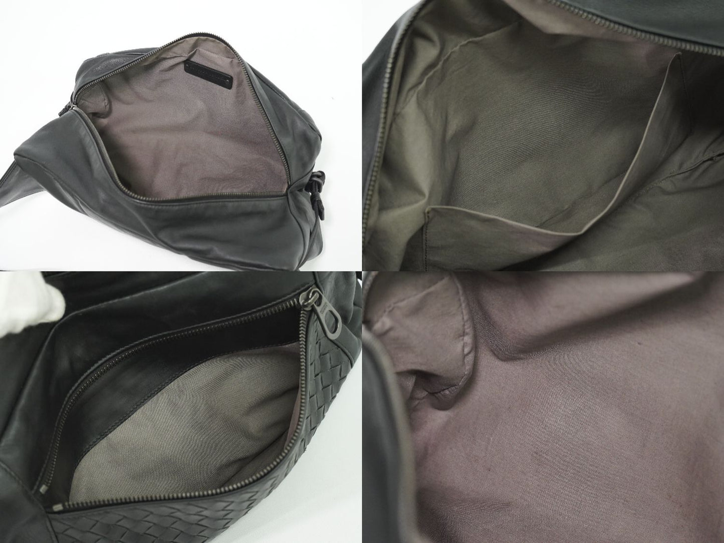BOTTEGA VENETA イントレチャート ボディバッグ ブラック