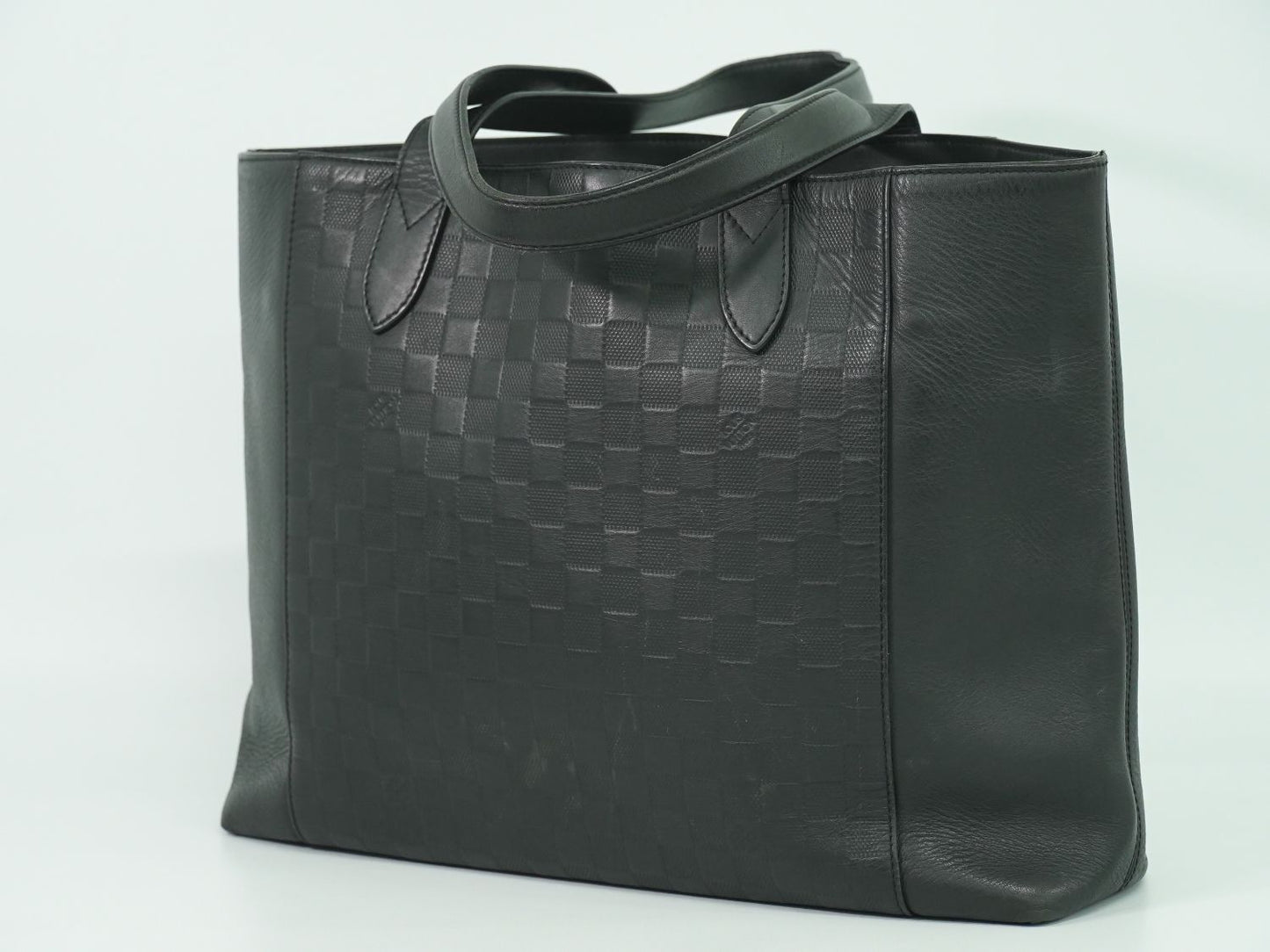 LOUIS VUITTON カバヴォワヤージュ ダミエ アンフィニ トートバッグ ブラック N41493