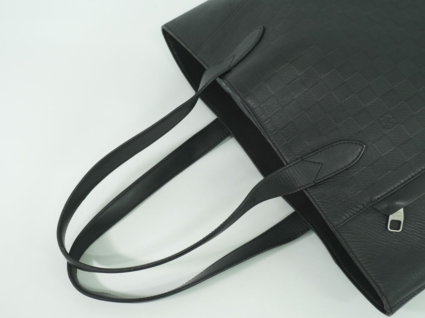 LOUIS VUITTON カバヴォワヤージュ ダミエ アンフィニ トートバッグ ブラック N41493