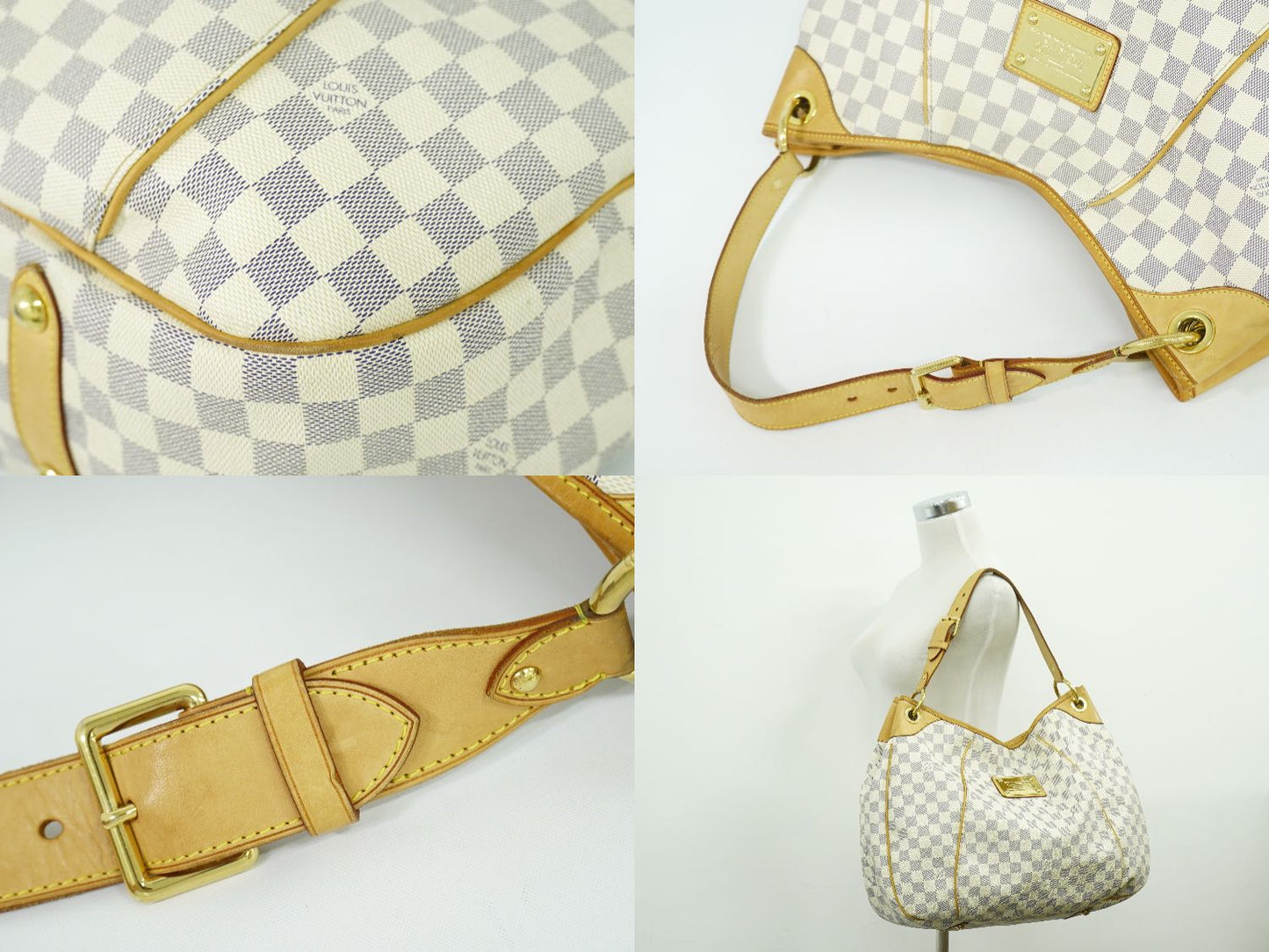 LOUIS VUITTON ガリエラ GM ダミエ アズール ショルダーバッグ N55216