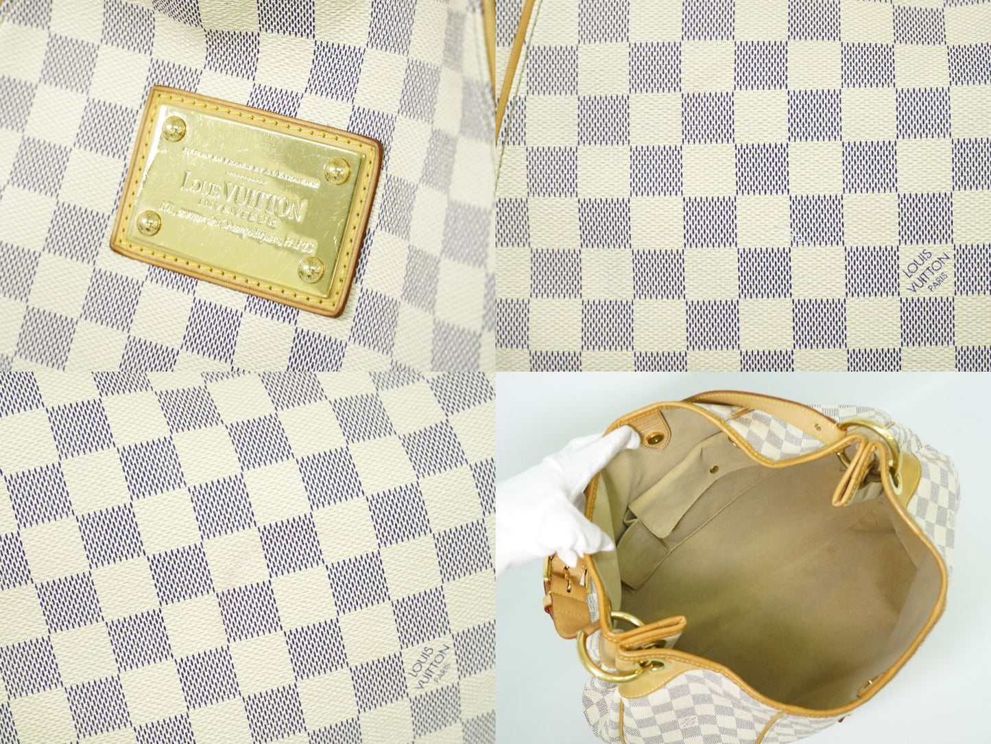 LOUIS VUITTON ガリエラ GM ダミエ アズール ショルダーバッグ N55216