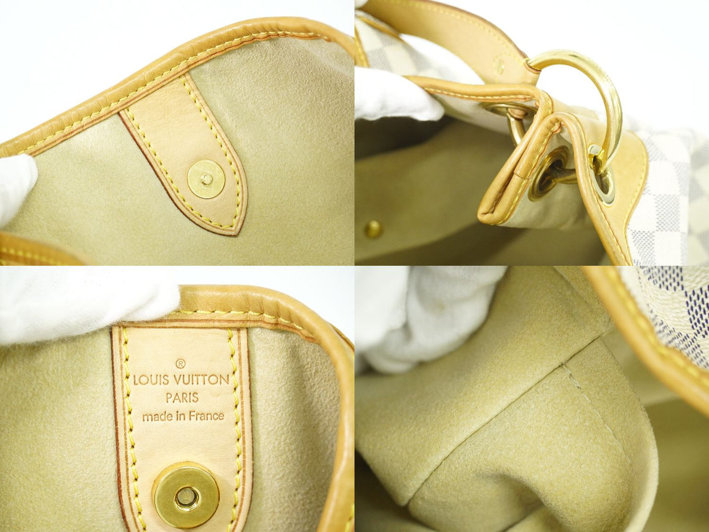 LOUIS VUITTON ガリエラ GM ダミエ アズール ショルダーバッグ N55216