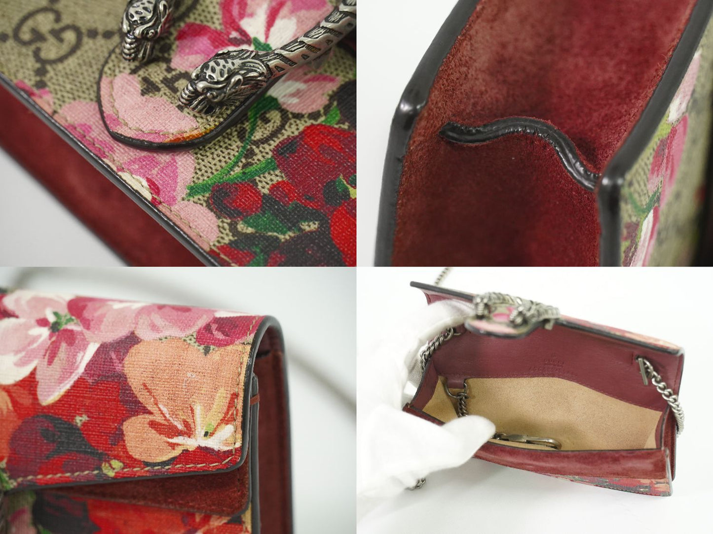 GUCCI ディオニュソス GGブルームス ショルダーバッグ ベージュ マルチカラー 476432