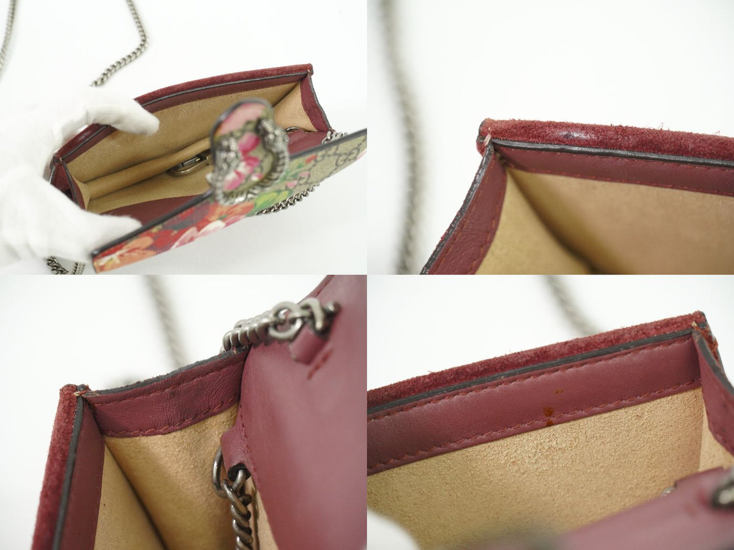 GUCCI ディオニュソス GGブルームス ショルダーバッグ ベージュ マルチカラー 476432