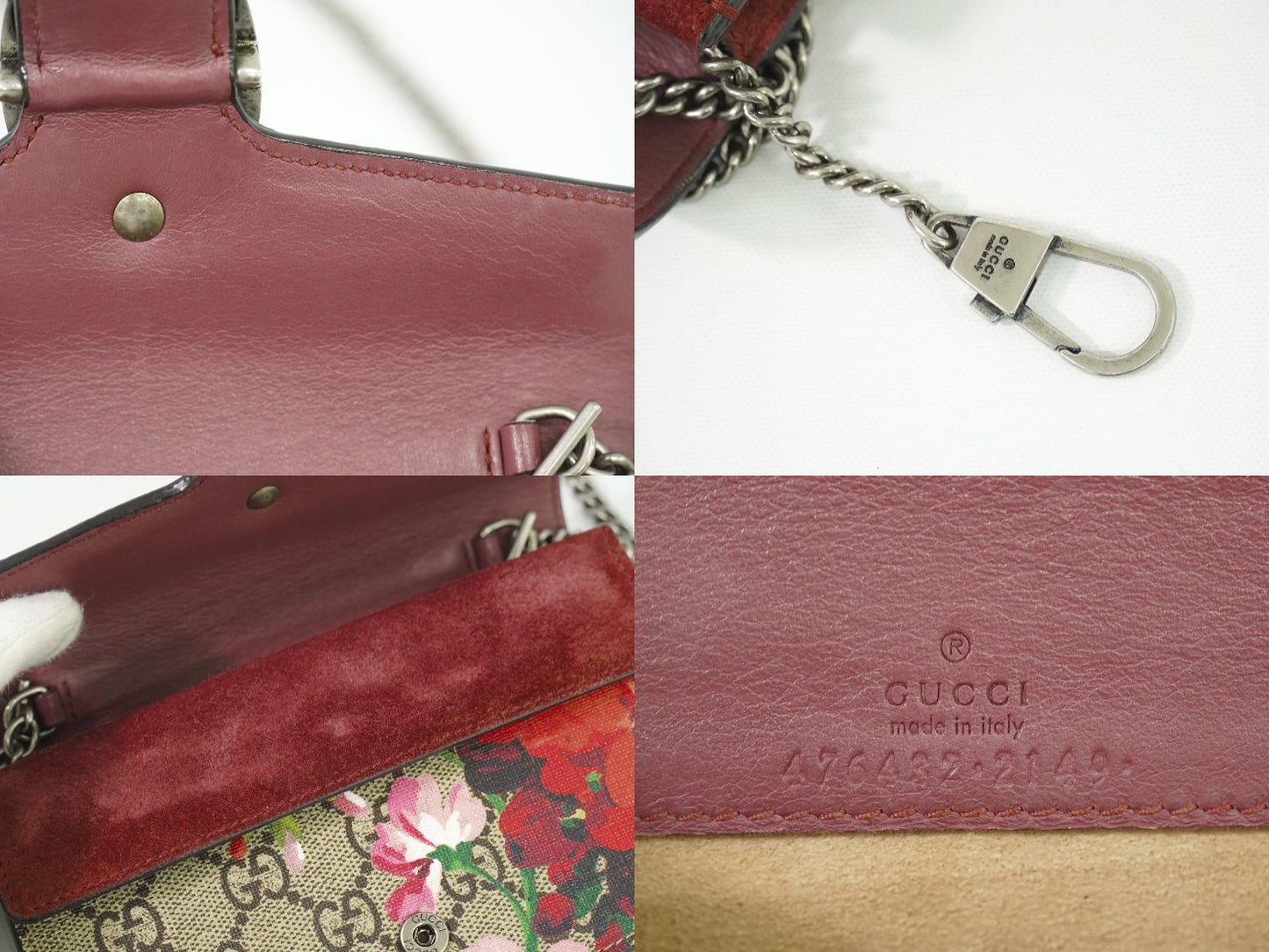 GUCCI ディオニュソス GGブルームス ショルダーバッグ ベージュ マルチカラー 476432