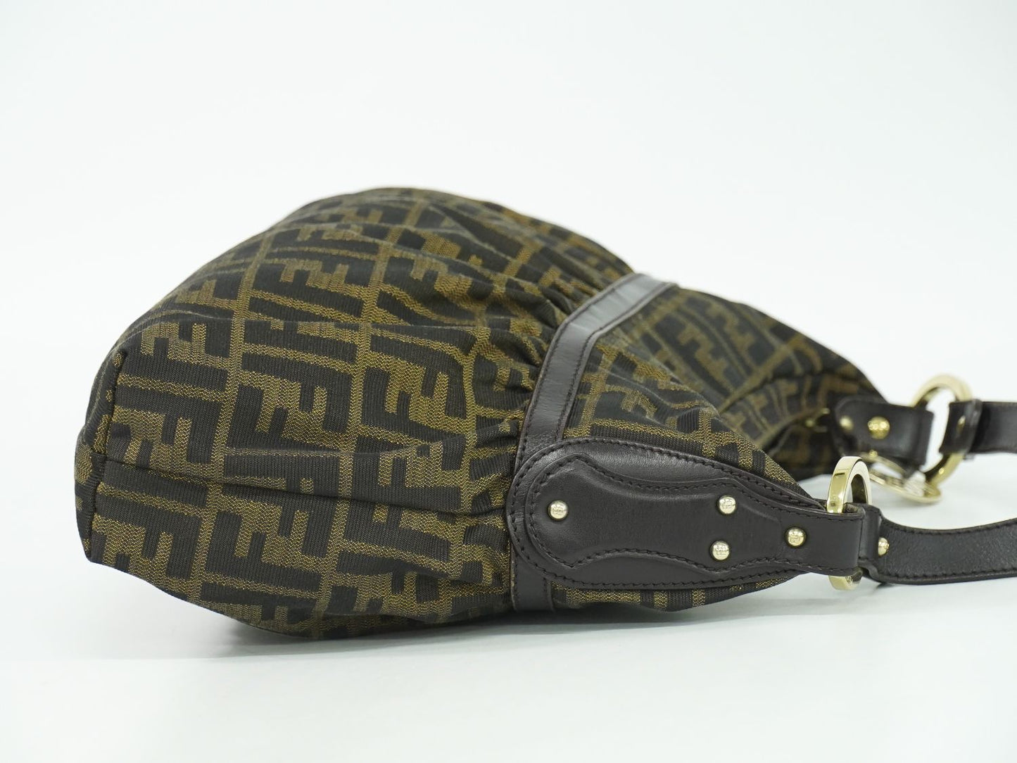 FENDI ズッカ ショルダーバッグ ブラウン 8BR448