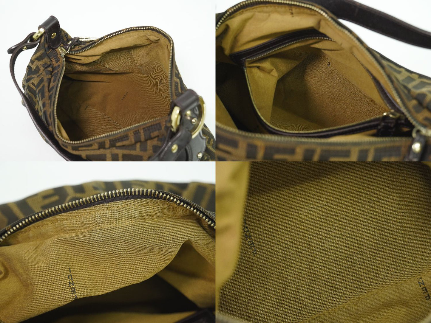 FENDI ズッカ ショルダーバッグ ブラウン 8BR448