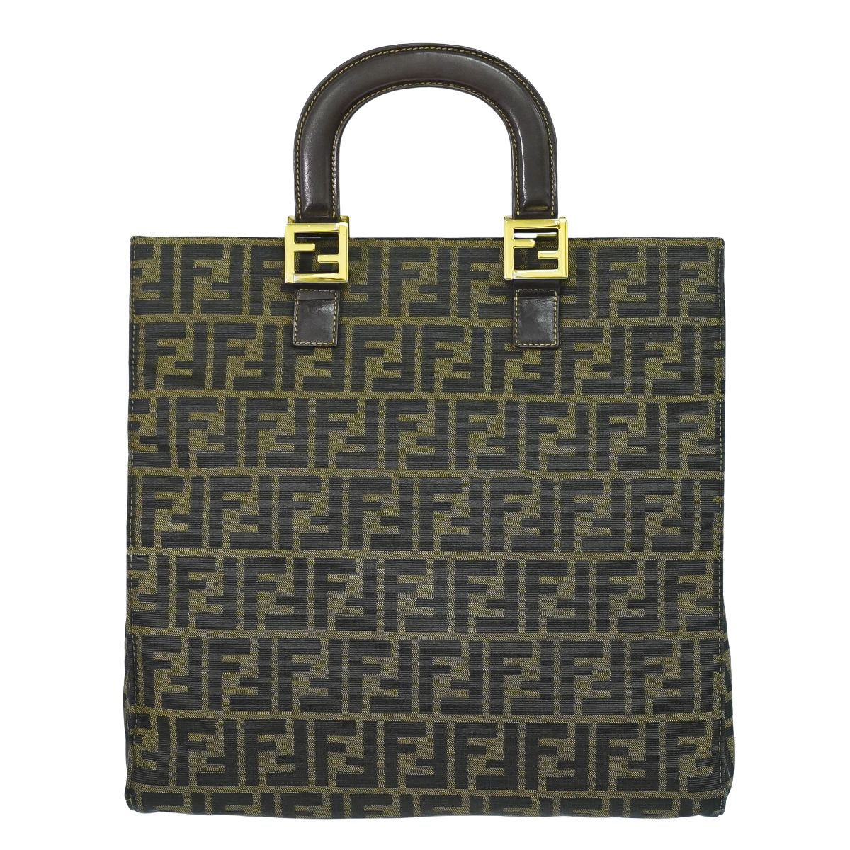 FENDI ズッカ トートバッグ ブラウン