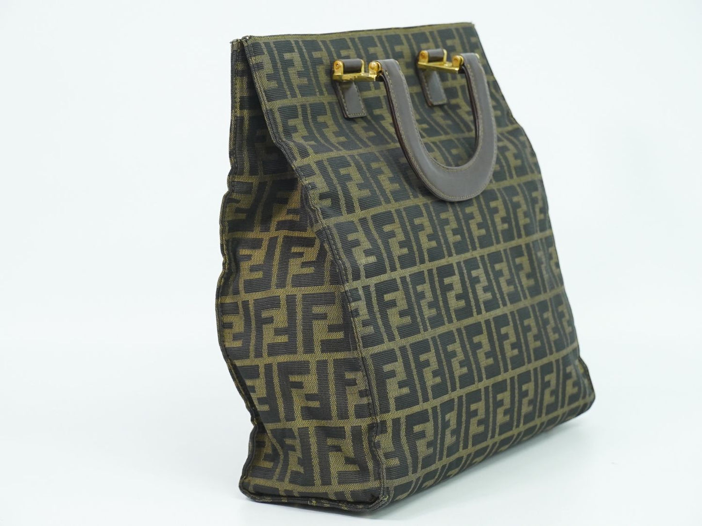 FENDI ズッカ トートバッグ ブラウン