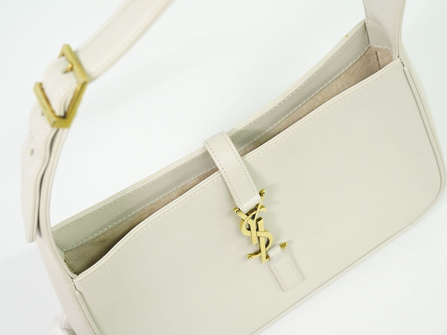 SAINT LAURENT ル サンカセット ショルダーバッグ アイボリー 657228