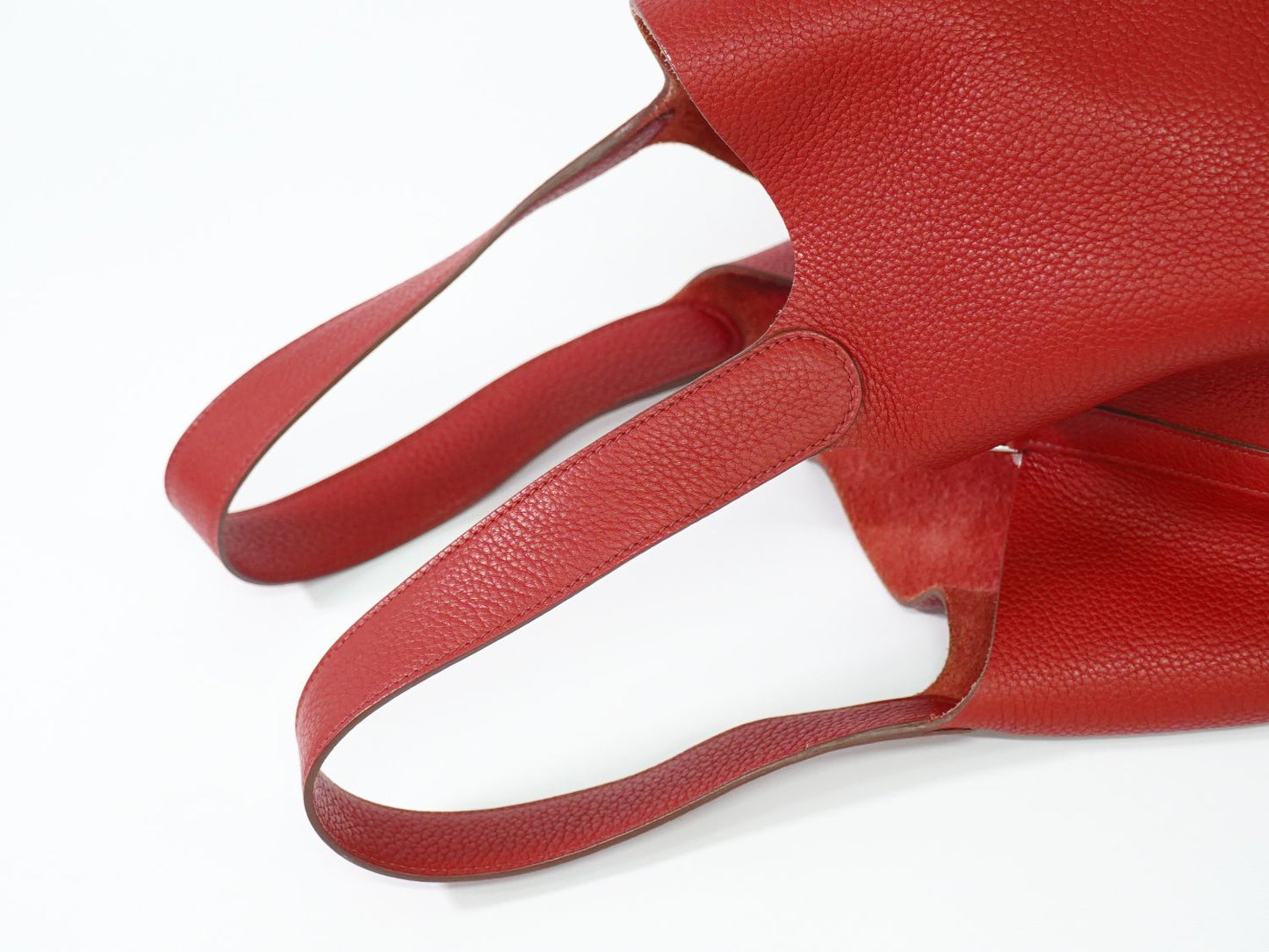 HERMES ピコタンロック GM ハンドバッグ □R刻 レッド