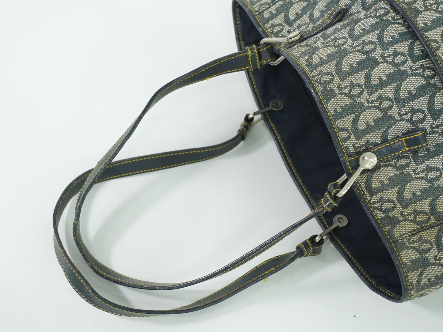Christian Dior トロッター ショルダーバッグ ネイビー