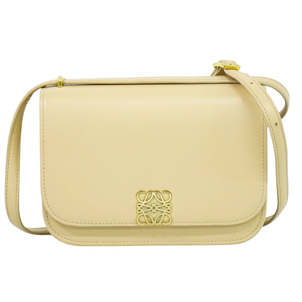 LOEWE ゴヤ スモール ショルダーバッグ ベージュ