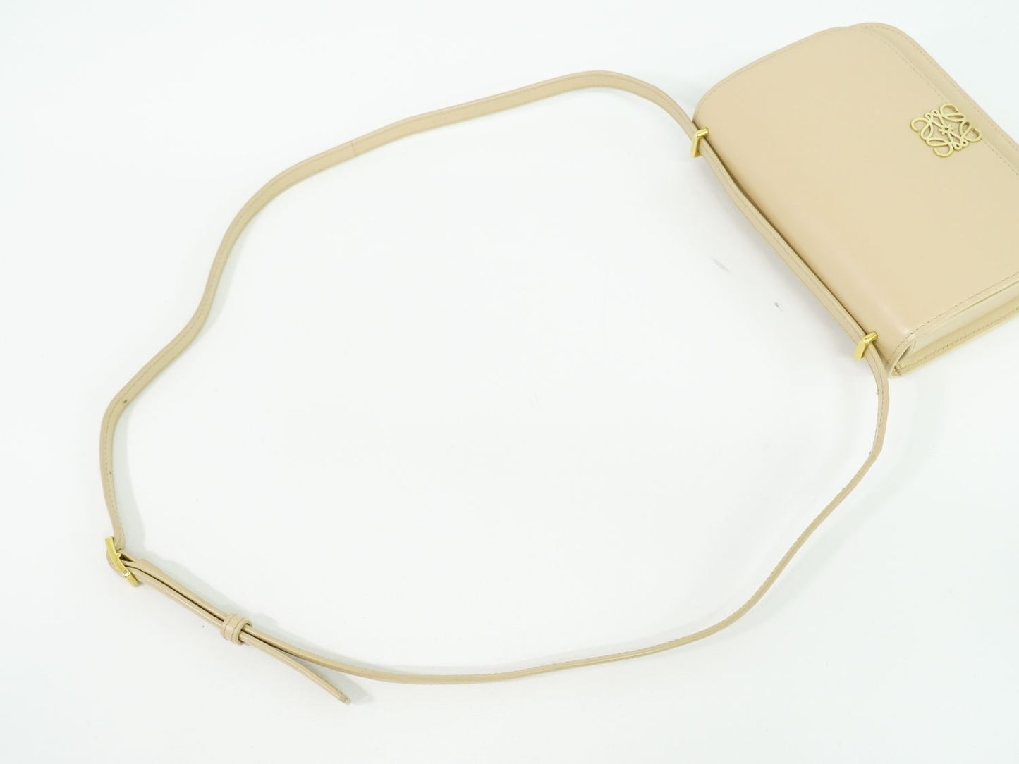 LOEWE ゴヤ スモール ショルダーバッグ ベージュ