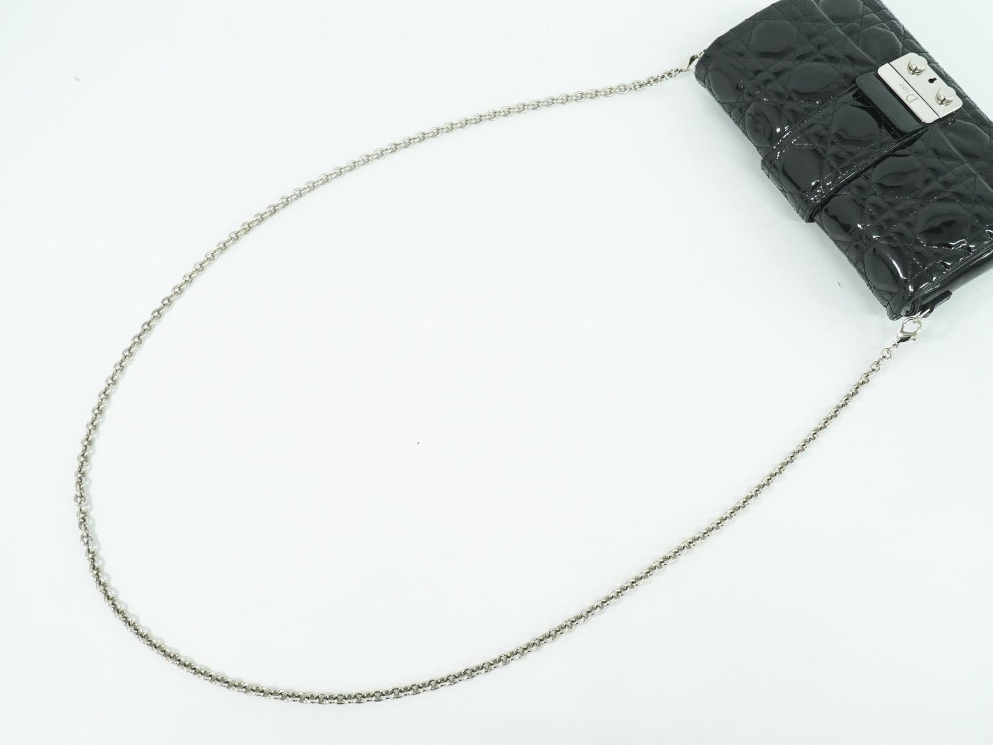 Christian Dior カナージュ 2WAY ショルダーバッグ ブラック