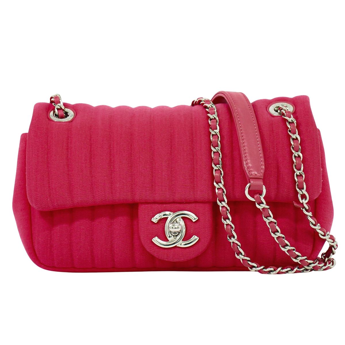 CHANEL マドモアゼル ココマーク ショルダーバッグ ピンク