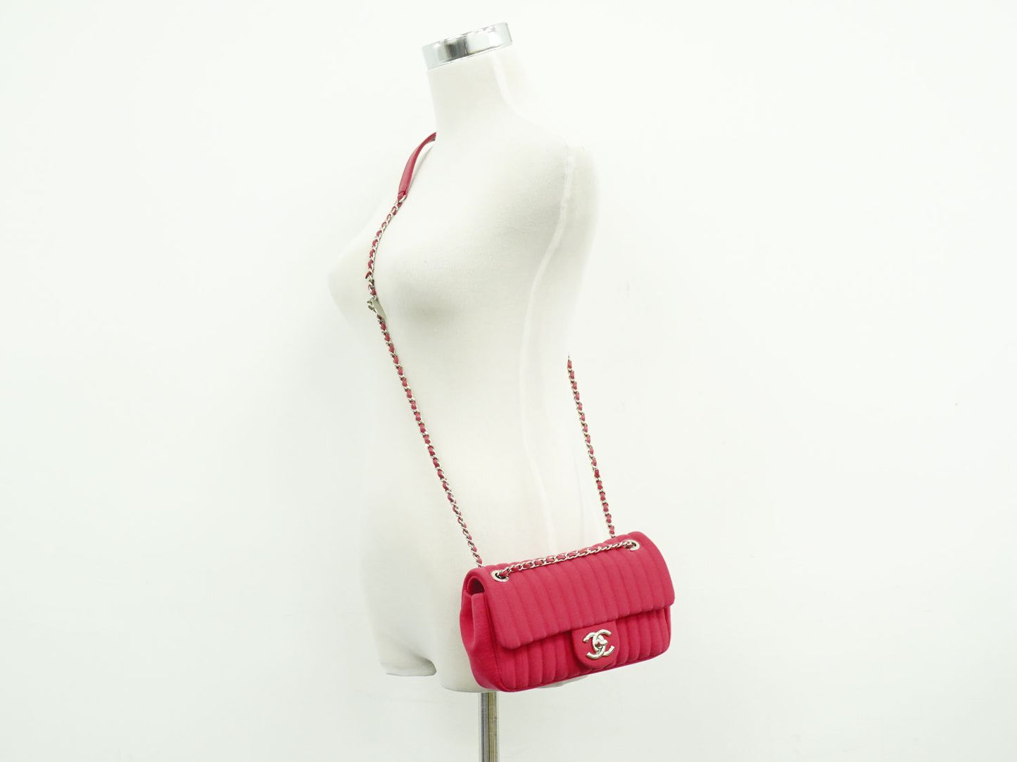 CHANEL マドモアゼル ココマーク ショルダーバッグ ピンク