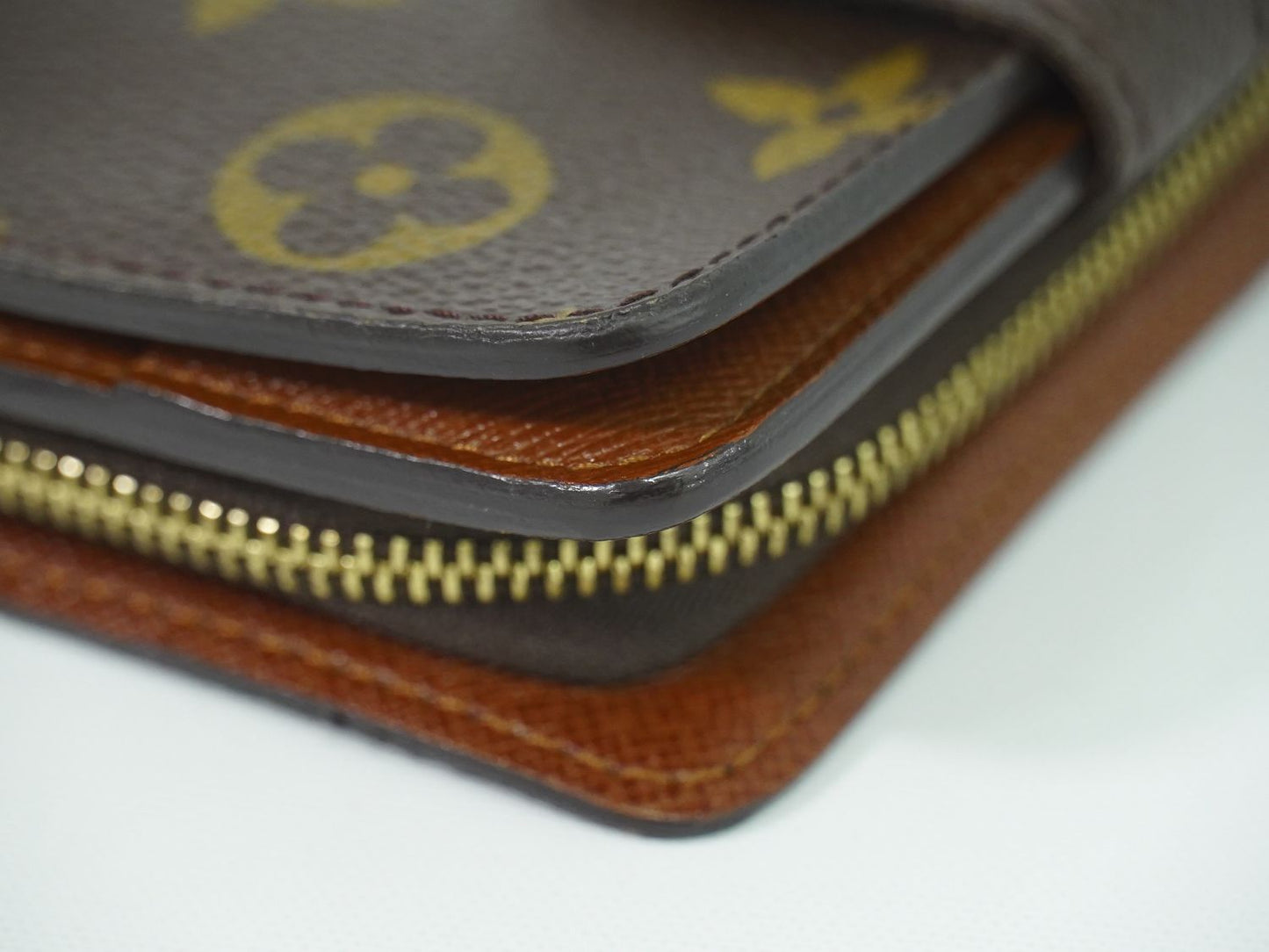 LOUIS VUITTON コンパクトジップ モノグラム 折財布 M61667