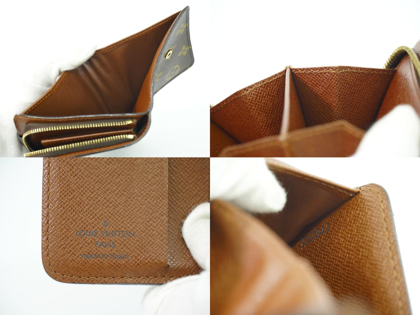LOUIS VUITTON コンパクトジップ モノグラム 折財布 M61667