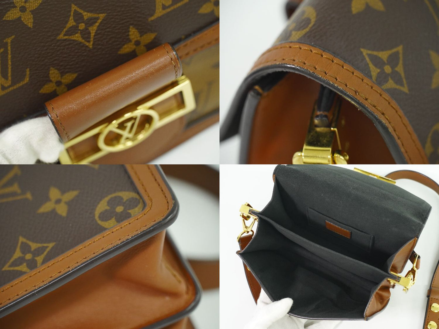 LOUIS VUITTON ドーフィーヌ MINI モノグラム リバース ショルダーバッグ M44580
