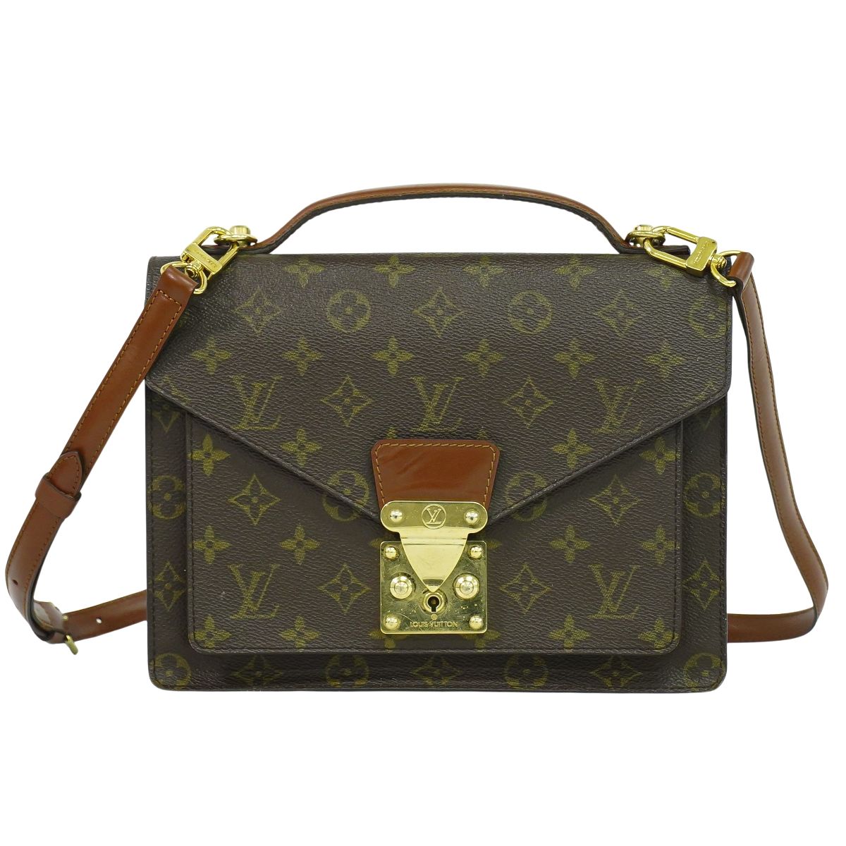 LOUIS VUITTON モンソー 26 モノグラム 2WAY ショルダーバッグ M51187