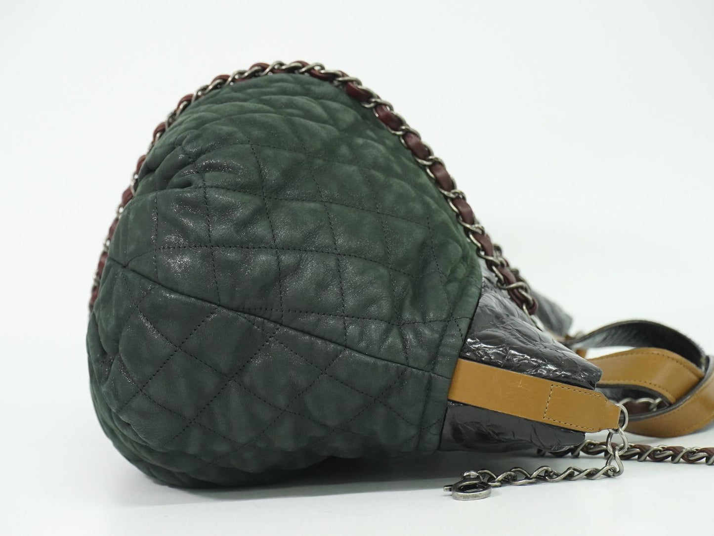 CHANEL インザミックス ココマーク 2WAY ショルダーバッグ ブラック ブラウン