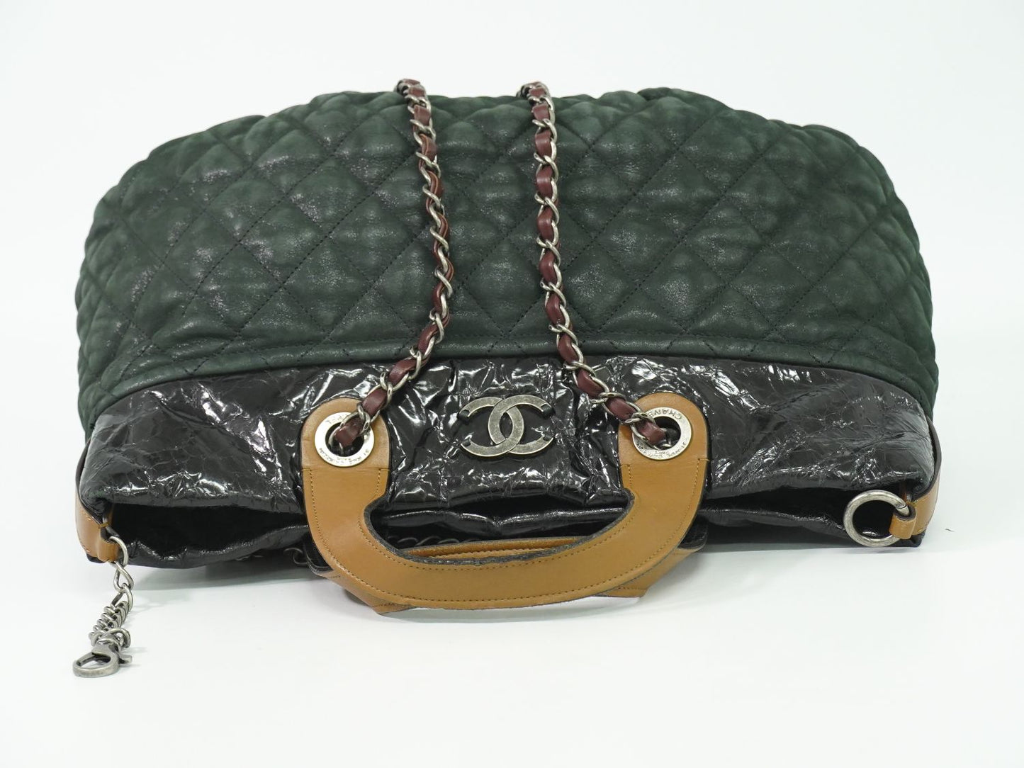 CHANEL インザミックス ココマーク 2WAY ショルダーバッグ ブラック ブラウン