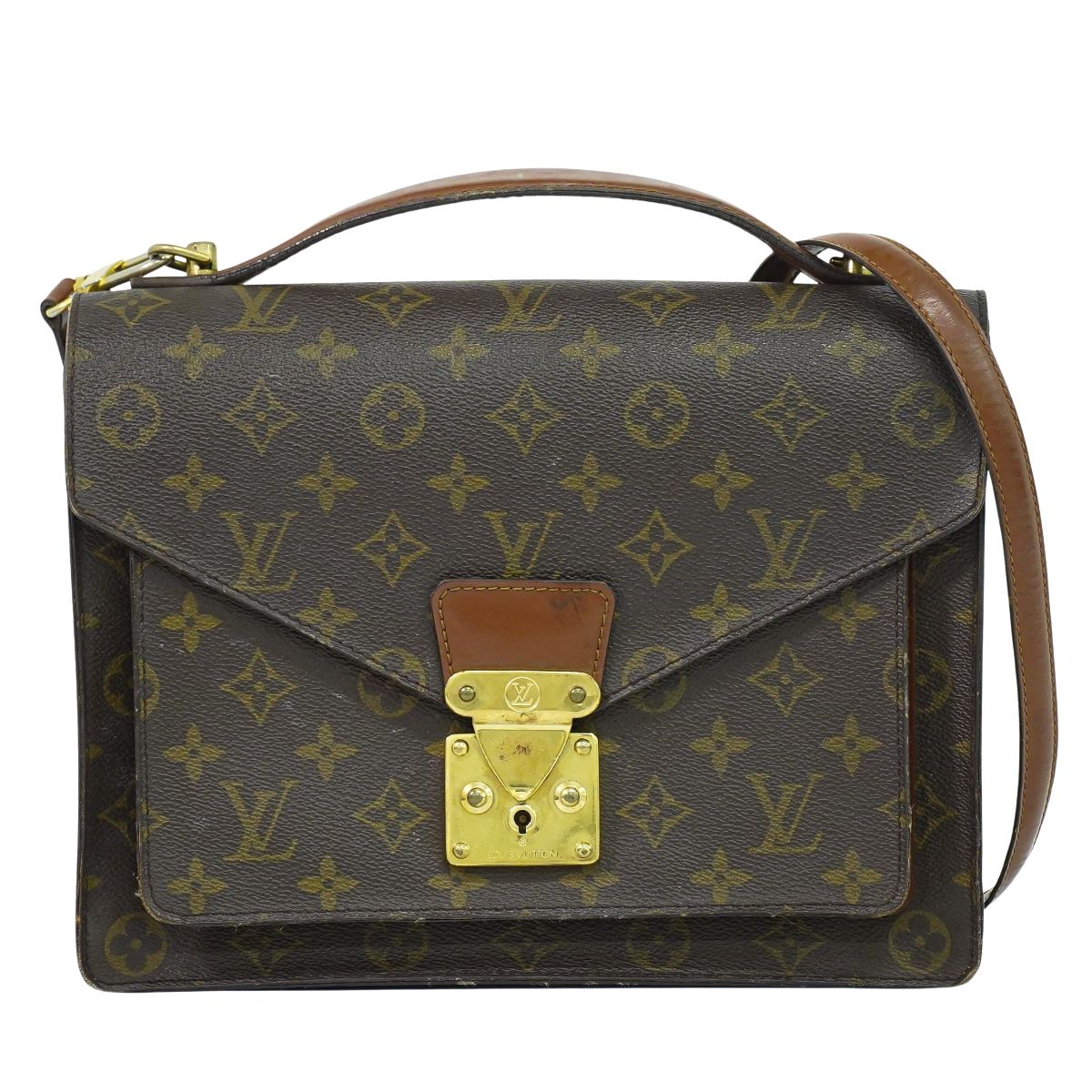 LOUIS VUITTON モンソー モノグラム 2WAY ショルダーバッグ M51185