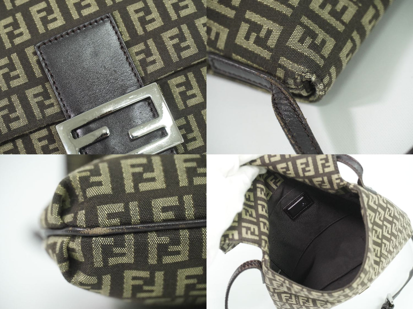 FENDI ズッキーノ ショルダーバッグ ブラウン 8BT075