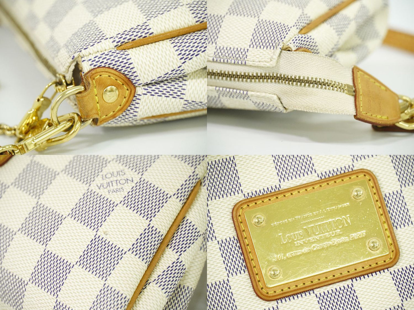 LOUIS VUITTON エヴァ ダミエ アズール 2WAY ショルダーバッグ N55214