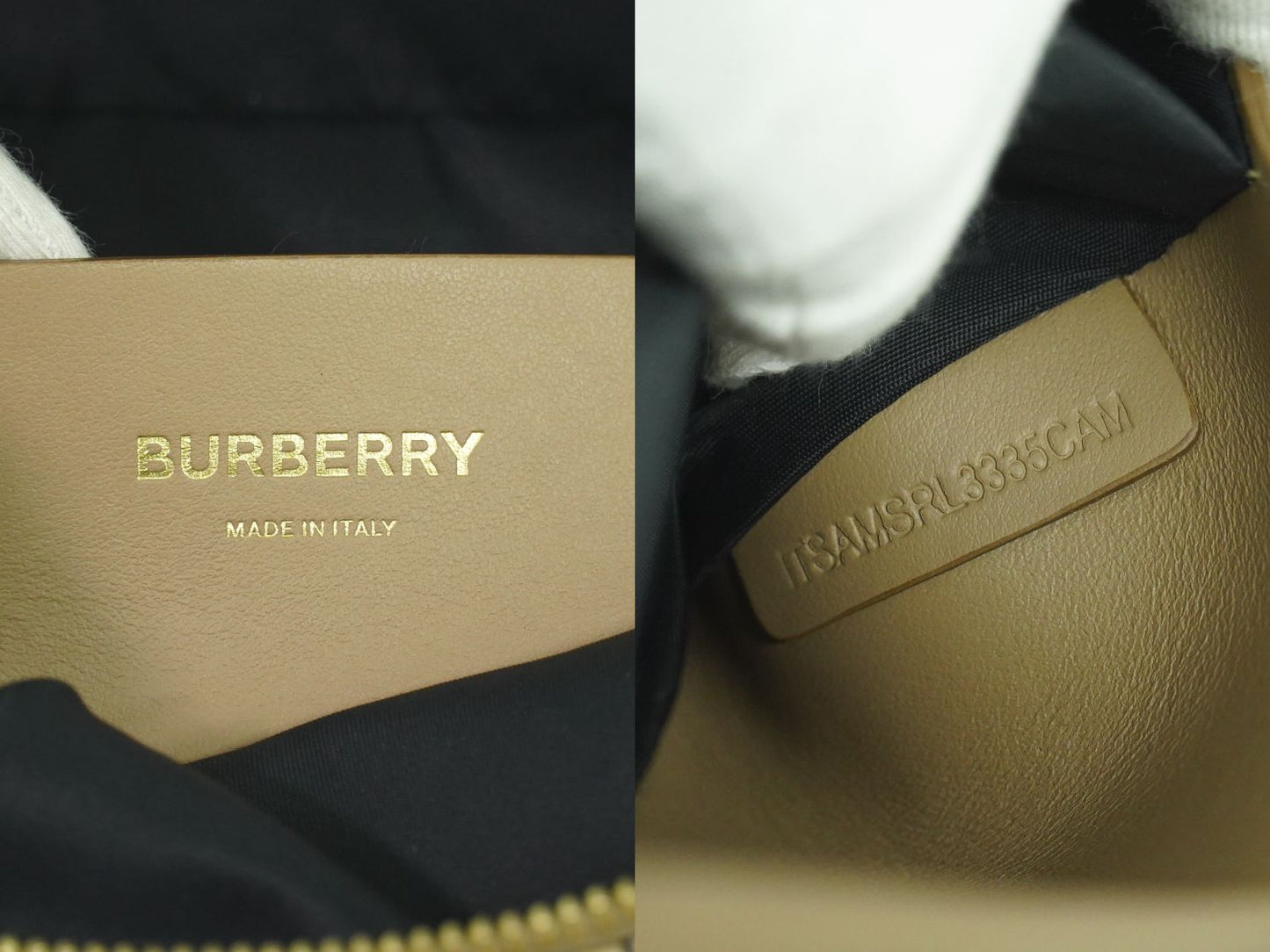 BURBERRY TBモノグラム ボディバッグ ベージュ