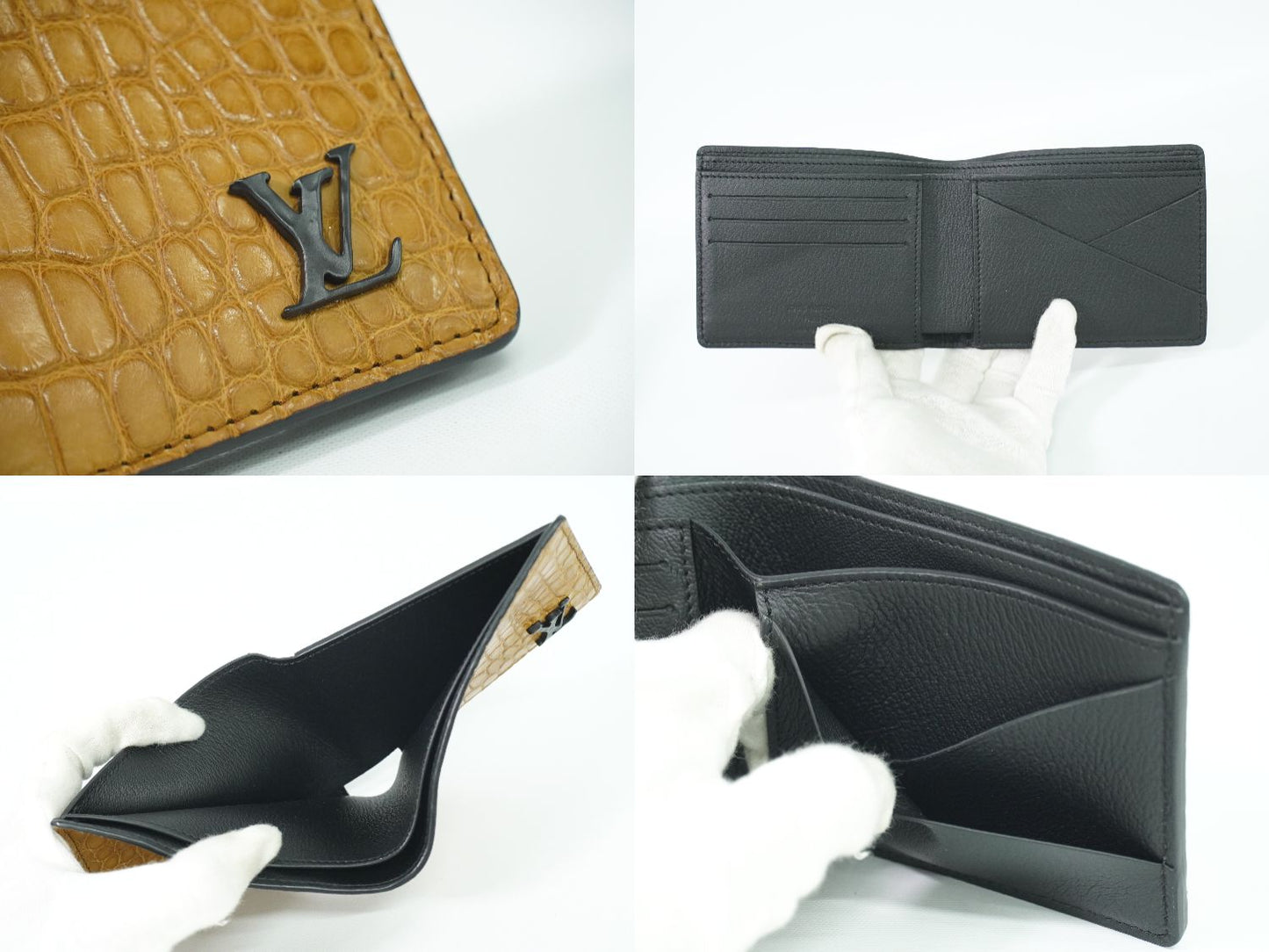 LOUIS VUITTON ポルトフォイユ ミュルティプル 折財布 タン N81819