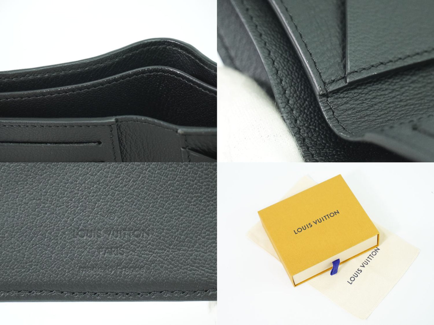 LOUIS VUITTON ポルトフォイユ ミュルティプル 折財布 タン N81819
