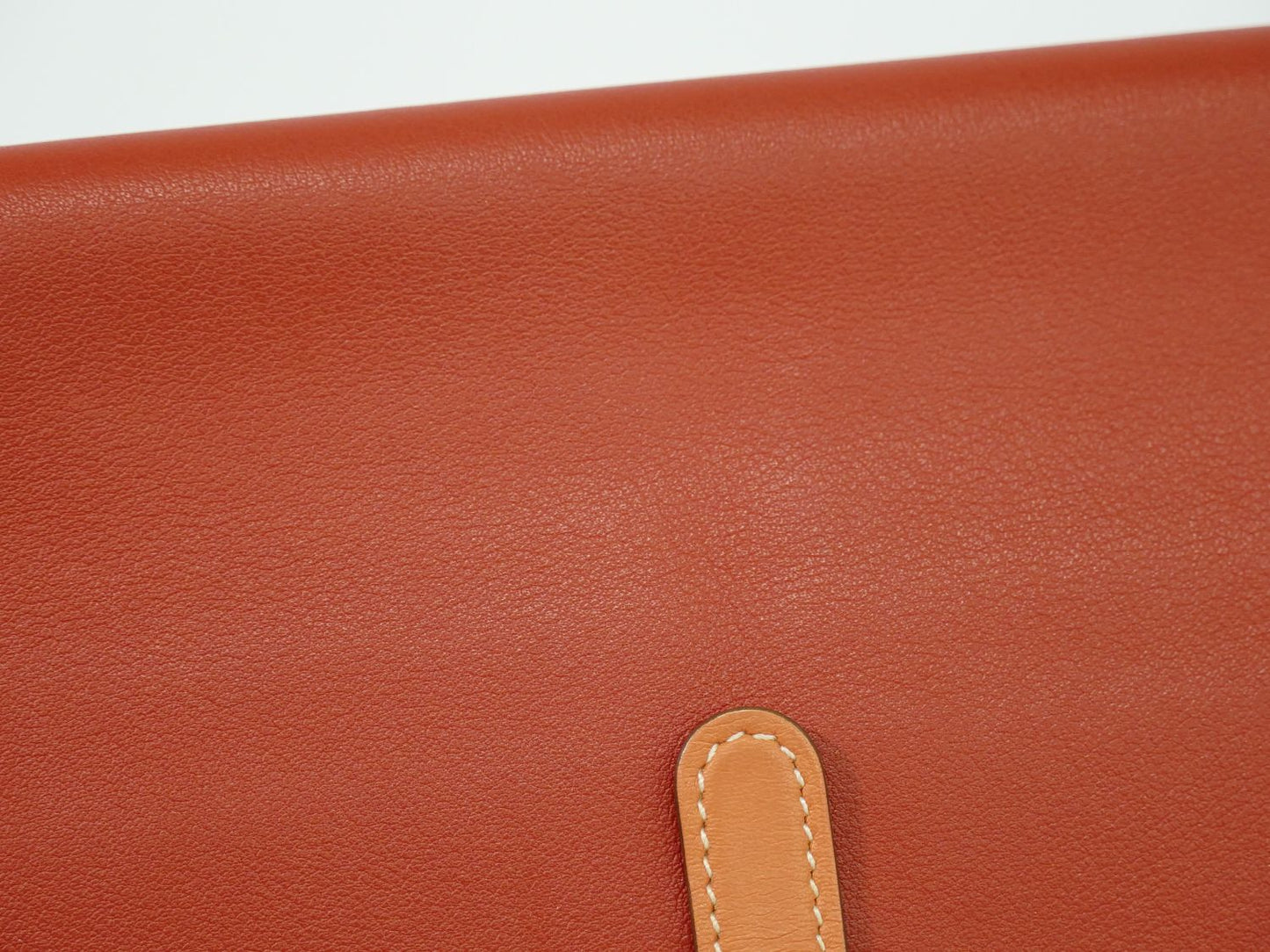 HERMES ドゴン 長財布 □O刻 コーラルピンク系