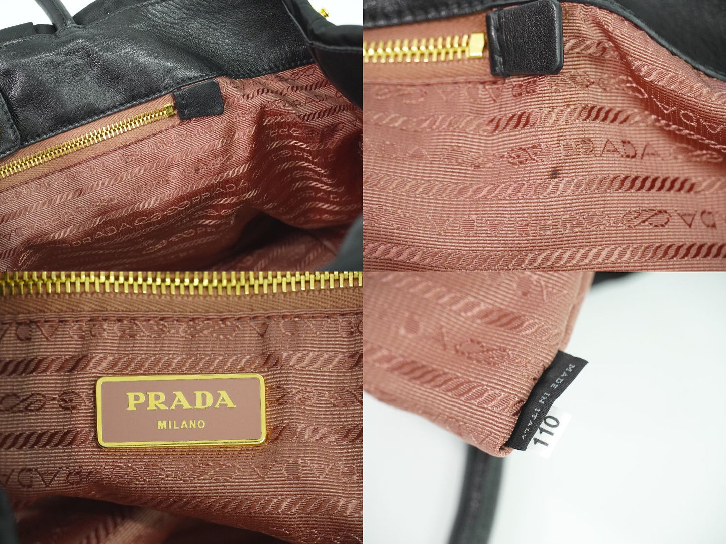 PRADA リボン トートバッグ ブラック