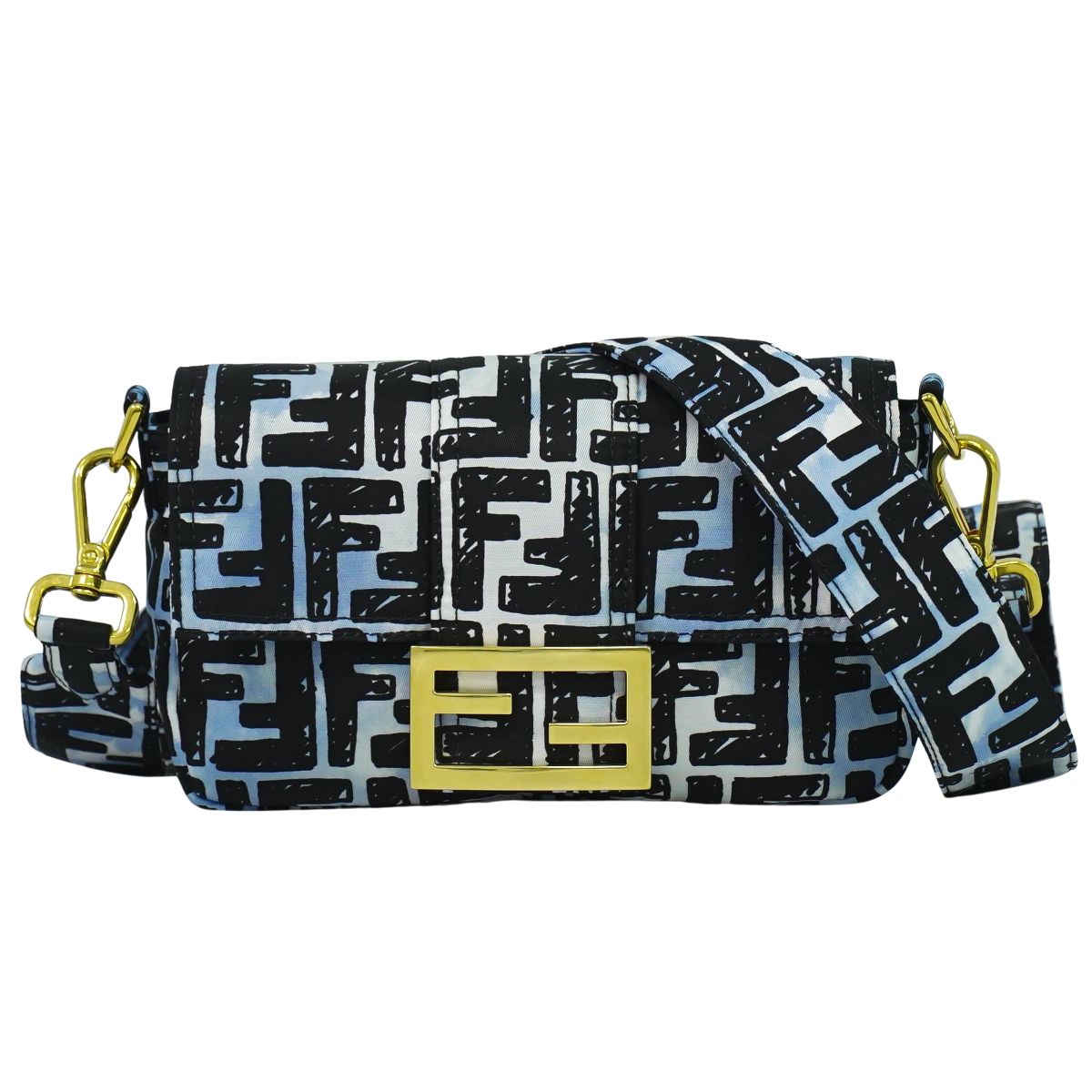 FENDI ズッカ バケット ジョシュア ヴィーダス コラボ 2WAY ショルダーバッグ マルチカラー