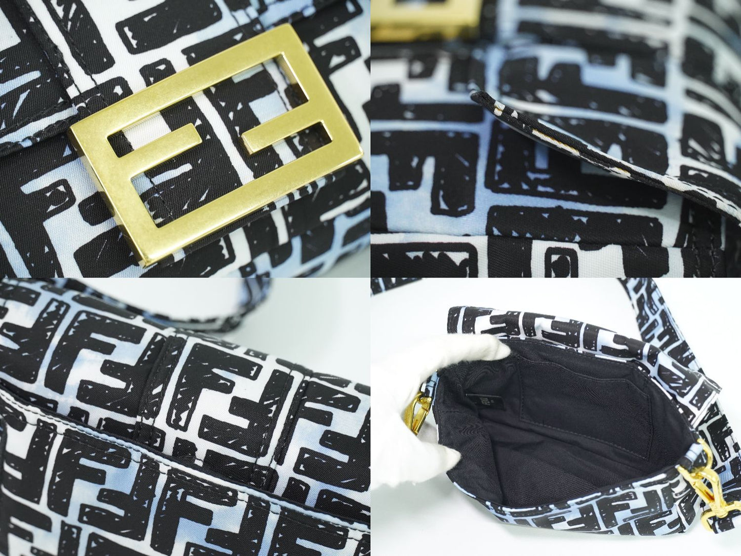 FENDI ズッカ バケット ジョシュア ヴィーダス コラボ 2WAY ショルダーバッグ マルチカラー