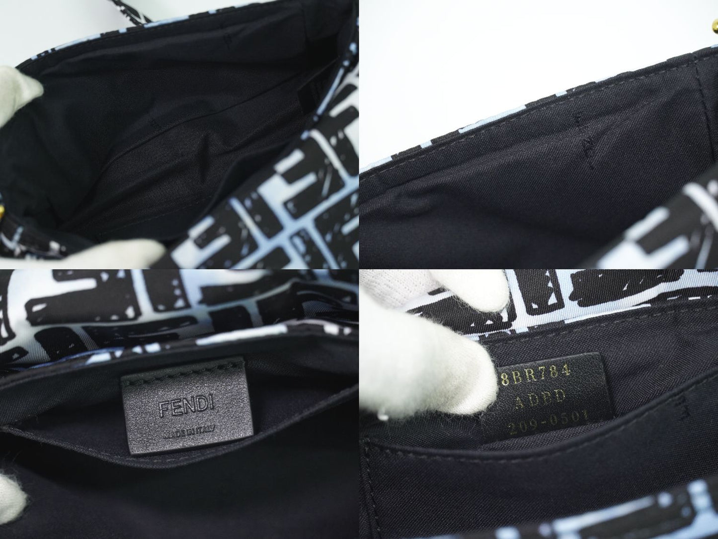 FENDI ズッカ バケット ジョシュア ヴィーダス コラボ 2WAY ショルダーバッグ マルチカラー