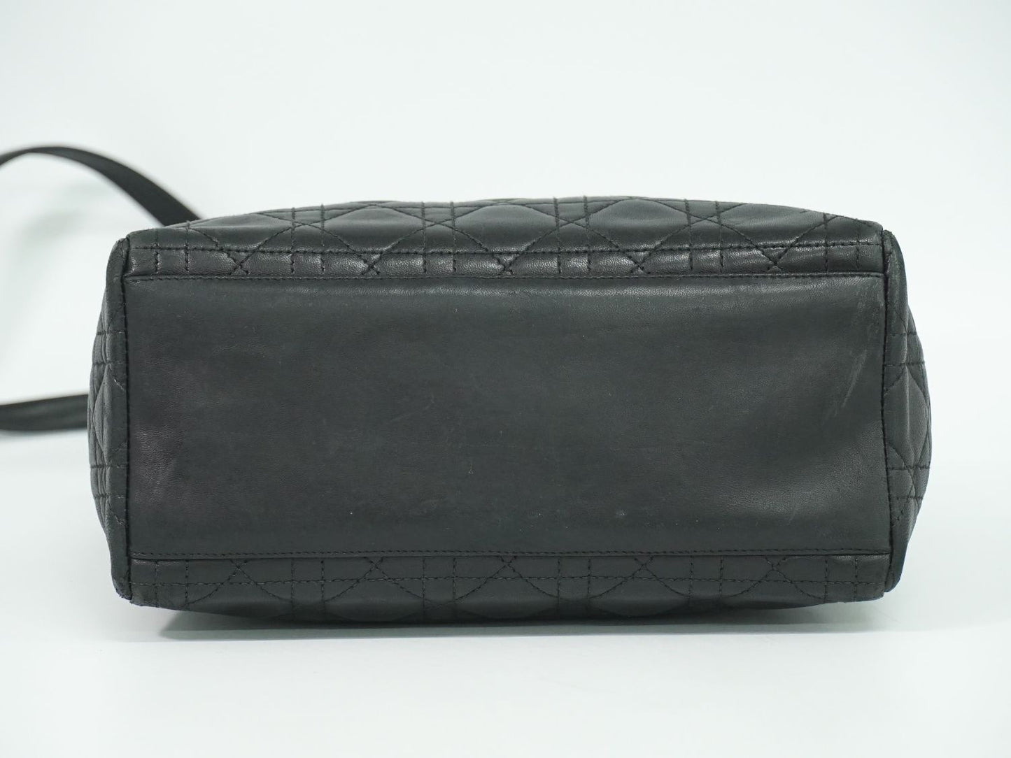 Christian Dior レディディオール 2WAY ショルダーバッグ ブラック