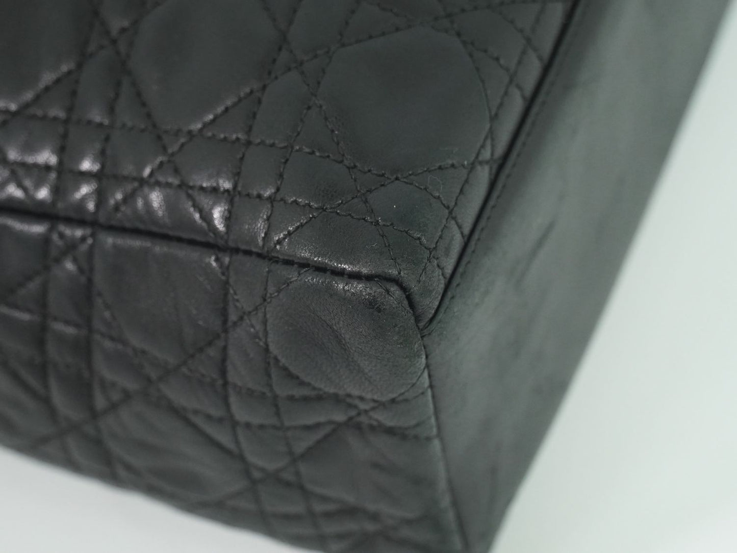 Christian Dior レディディオール 2WAY ショルダーバッグ ブラック