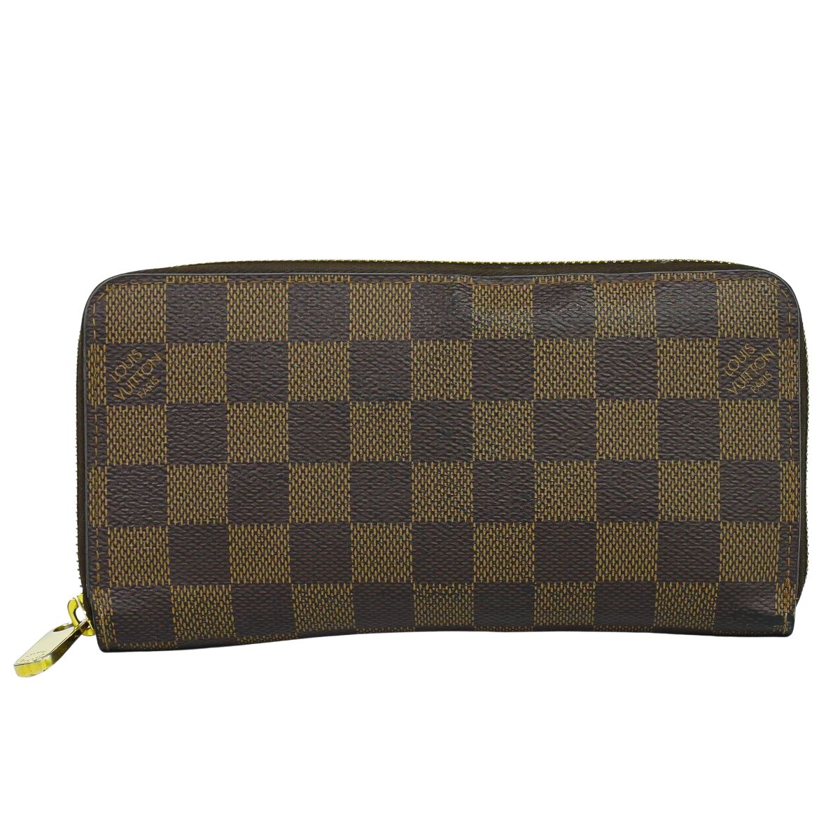 LOUIS VUITTON 新型 ジッピーウォレット ダミエ エベヌ 長財布 N60046