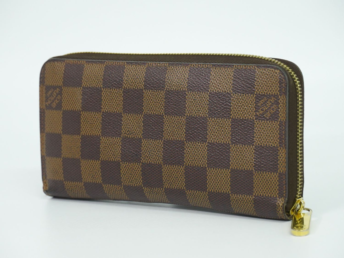 LOUIS VUITTON 新型 ジッピーウォレット ダミエ エベヌ 長財布 N60046