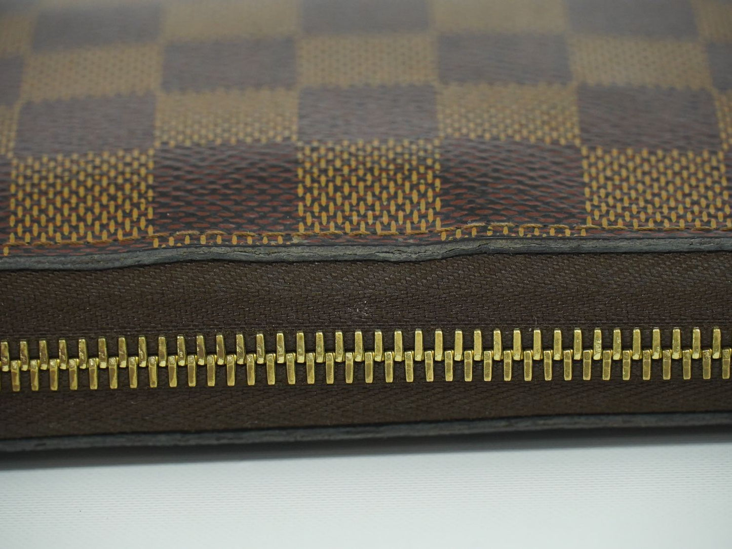 LOUIS VUITTON 新型 ジッピーウォレット ダミエ エベヌ 長財布 N60046
