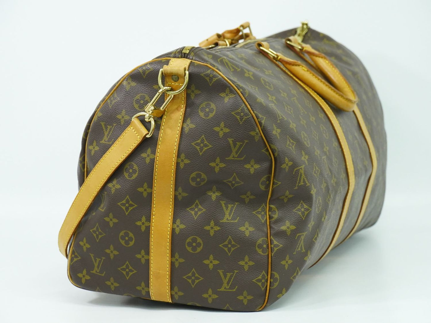 LOUIS VUITTON キーポルバンドリエール 55 モノグラム 2WAY ボストンバッグ M41414