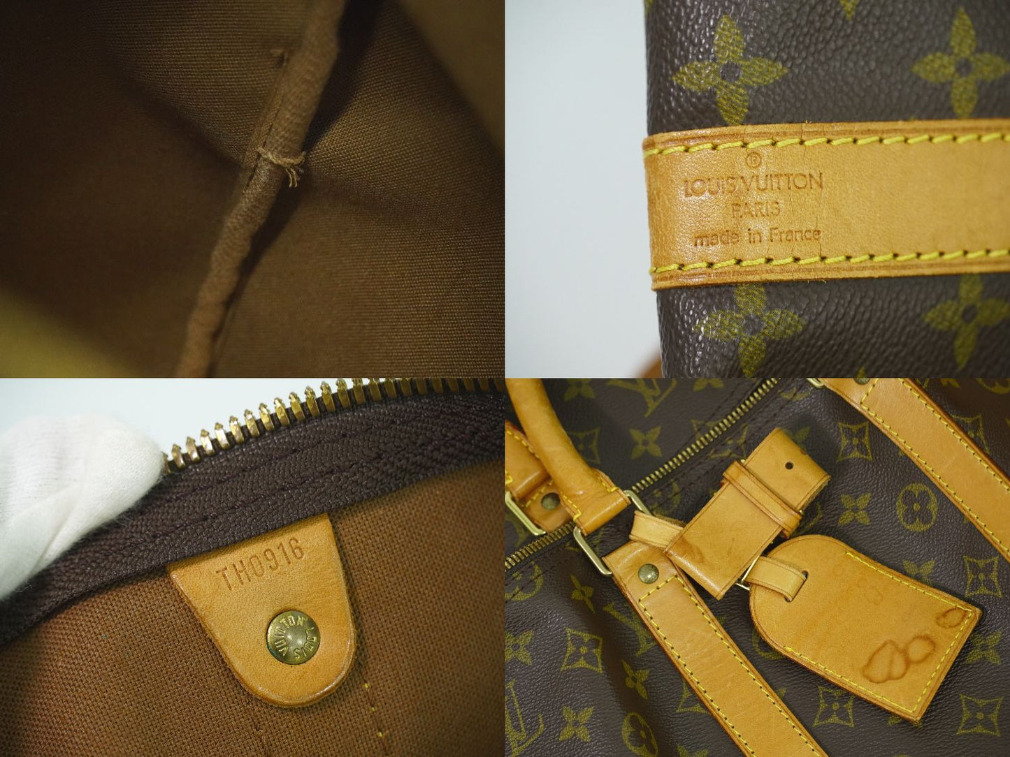 LOUIS VUITTON キーポルバンドリエール 55 モノグラム 2WAY ボストンバッグ M41414