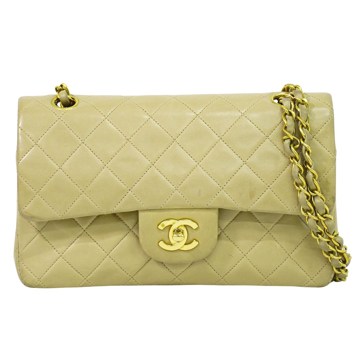 CHANEL ココマーク マトラッセ ショルダーバッグ ベージュ