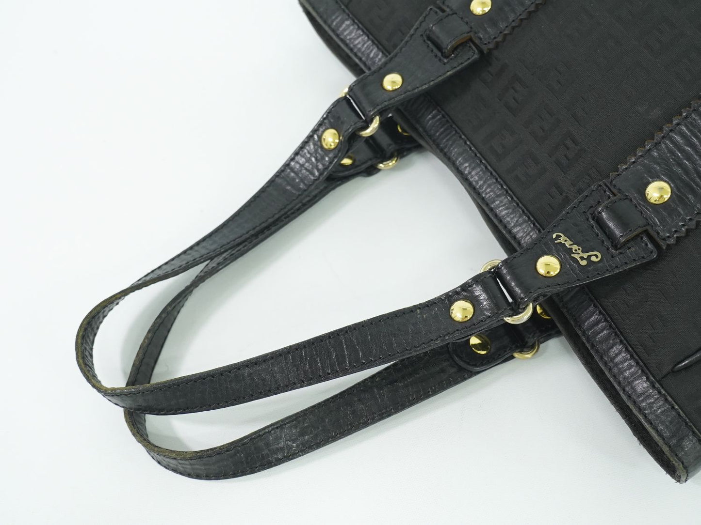 FENDI ズッキーノ トートバッグ ブラック 8BH161